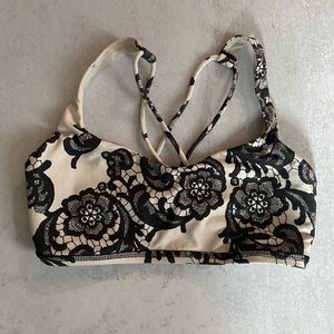 Lululemon Lace Print Sports Bra